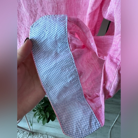 Report Collection Linen Button Down - Picture 3 of 5